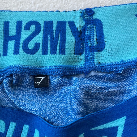 Gymshark Blue Flex Leggings Lowrise Full Length - Picture 15 of 15